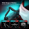 thumbnail image 3 of Brazo de monitor ARES WING Ultrawide para 17-49 pulgadas, curvado, 20-20 kg, 3 of 8