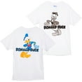 thumbnail image 1 of Disney Donald Duck 1934 Until Now Front and Back Print T-Shirt-Large, 1 of 3