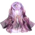 thumbnail image 1 of GFDYREE Foulards pour Femmes Légères Foulards de Mode Imprimé Motif Floral Châle, 1 of 6