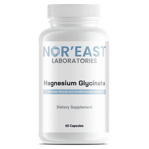 Nor'East Laboratories Magnesium Glycinate - Dietary Supplement, 60 Count