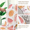 thumbnail image 5 of Yayeee 2 Pack Dining Chair Covers Stretch Parson Chairs Slipcovers Seat Protector, Citrus Slice, 5 of 6
