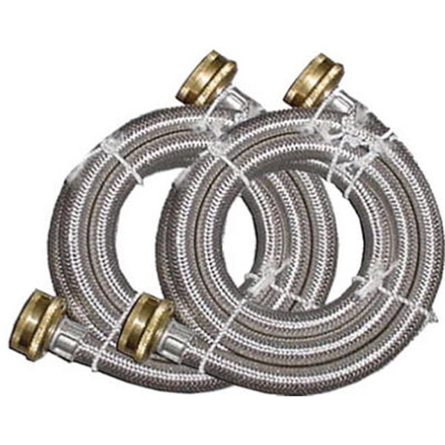 7243-60-34-1-2PK 2 Pack, 0.75 In. Garden Hose Thread x 0.75 In. Garden Hose Thread x 60 In. Wash Hose