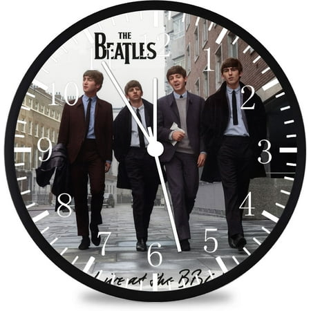 12 Inch Beatles Wall Clock Non-Ticking Silent Great for Decor and Gifts G80