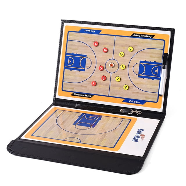 Tablero De Baloncesto, Plegable, Borrable, Estrategia, Portapapeles, Plan De Juego De Entrenamiento Y