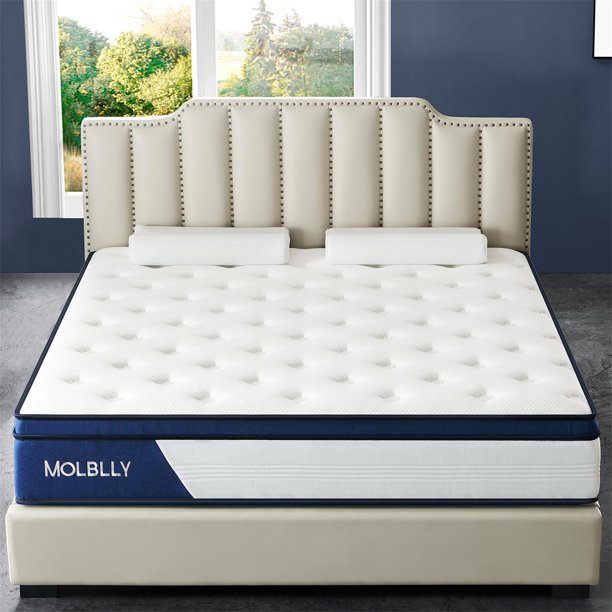 Queen Size, Jingwei 10 inch Innerspring Mattress, Hybrid Mattress in a