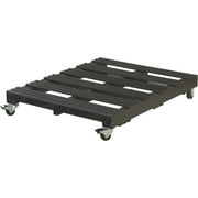 Jifram Extrusions Recycled Plastic Pallet with Casters — 48in. x 40in., Model# 05000202