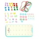thumbnail image 3 of Pulseras DIY con cuerdas para hacer pulseras, para niñas de 7 a 14 años, manualidades, juguetes hechos a mano para niños. azul, 3 of 9
