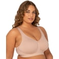 thumbnail image 3 of Fruit of the Loom Women's Plus Size Beyond Soft Wireless Cotton Bra, Style FT811, 3 of 4