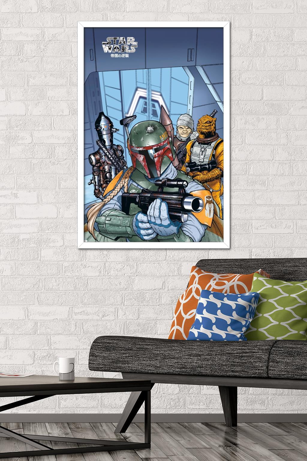 Star Wars: Manga Madness - Bounty Hunters Wall Poster, 22.375" x 34" Framed