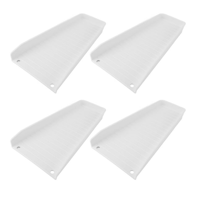 4Pcs Downspout Splash Block, Thickened Gutter Downspout Extensions For Drain Extension, Comes With Fixing Nails