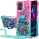 thumbnail image 1 of wonima11 Silverback for Moto G Power 5G 2024 Case, Moving Liquid Holographic Sparkle Glitter Case with Kickstand, Girls Women Bling Diamond Ring Protective Case for Motorola G Power 5G 2024 - Green, 1 of 1