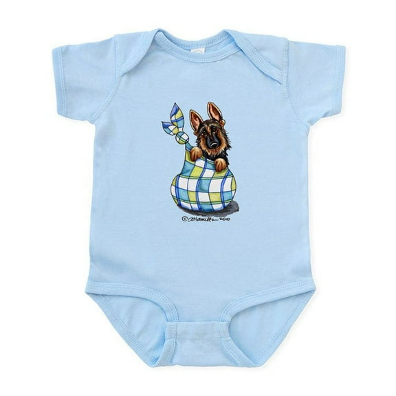 CafePress - Baby German Shepherd Infant Bodysuit - Baby Light Bodysuit, Size Newborn - 24 Months