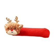 Virelaxpo Christmas Door Handle Decorations with Soft Material and Easy Installation, Festive Accents for Residential and Commercial Entrances, Reusable Design