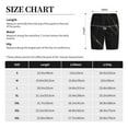 thumbnail image 5 of Lsque Black Marble Texture Abstract Mens Sleep Pajama Shorts,Short Pajama Pants, Cotton Ultra-Soft Knit-Small, 5 of 9