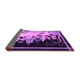 thumbnail image 2 of Ahgly Company Indoor Square Oriental Purple Asian Inspired Area Rugs, 8' Square, 2 of 4