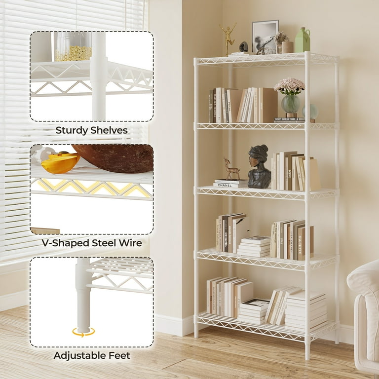 Walmart Black Friday Deals 2025 Ktaxon 5-Tier Wire Shelving Unit