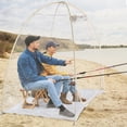 thumbnail image 5 of Pop Up Bubble Tent Sports Tent - 4-Person Instant Weatherproof Shelter, 75"x43"x64", Clear 540° Panoramic View, Lightweight & Portable for Winter, Fishing, Camping, and Outdoor Events, 5 of 13