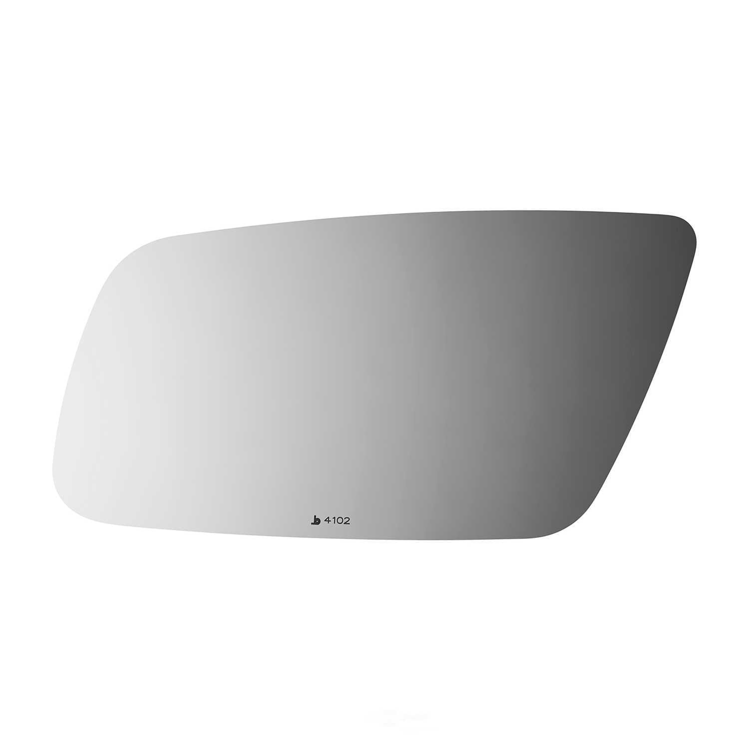 Burco Side View Mirror Replacement Glass - Clear Glass - 4102