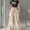 Beige, variant on DuoJiaJ Womens Cargo Pants, Wide Leg Streetwear Utility Casual Beige L