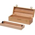 thumbnail image 1 of Sturdy Wood Tool Box  Beechwood Portable Art Supply Organizer - Large Artist Storage Box, 1 of 6