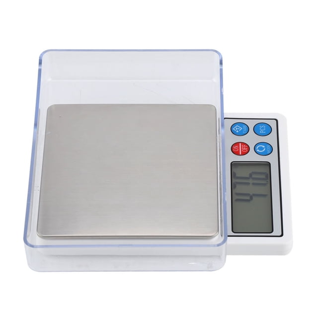 Básculas de medición K, 2 kg/0,1 g, mini balanza electrónica digital portátil, mini báscula digital, verdadera excelencia Jadeshay A