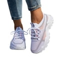 thumbnail image 6 of Domuza orthopedic shoes for women Fashionable Thick-Soled Sports Shoes - Breathable mesh Upper, Lightweight and Slip-Resistant, Comfortable and Stylish Walking Shoes Pink 7（EU-38）, 6 of 9