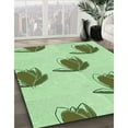 thumbnail image 3 of Ahgly Company Machine Washable Indoor Rectangle Transitional Green Area Rugs, 8' x 12', 3 of 7