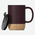 thumbnail image 4 of ASOBU Ceramic 12-oz. Mug with Cork Base (Burgundy), SM50BURG, 4 of 4