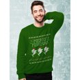 thumbnail image 3 of Tstars Mens Ugly Christmas Sweater Merry Fishmas Fishing Christmas Gift Funny Humor Holiday Shirts Xmas Party Christmas Gifts for Him Sweatshirt Ugly Xmas Sweater, 3 of 5