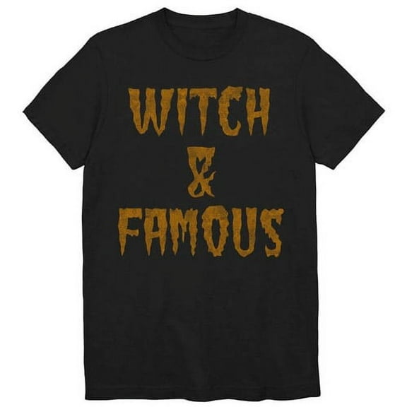 Halloween 'Witch & Famous' Adult T-Shirt (Medium/Large)