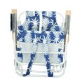 thumbnail image 6 of Folding Backpack Beach Chair with 5 Positions,  Lay Flat Beach Chairs with Towel bar&Cup Holder&Storage Pouch&Backpack Straps for Sunbathing, Pool, Support 300 LBS, Pineapple, 6 of 6