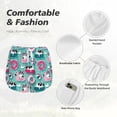 thumbnail image 6 of Lsque Dogs With Swimming Printed Women's Running Shorts with Liner Pockets,Elastic Quick Dry Workout Athletic Gym Yoga Shorts,Womens High Waist Shorts-XX-Large, 6 of 9