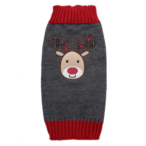 Suéter de invierno para mascotas Gloria Escudo de Puente de Jersey Navidad 6 Patrones