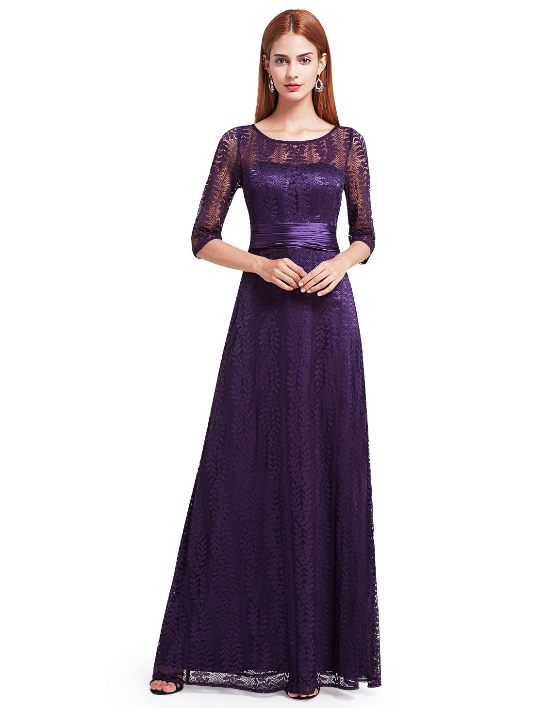 maxi dress for wedding guest with sleeves