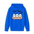 thumbnail image 3 of Makaor Hoodies for Boys Girls Halloween Pullover Sweatshirts Ghost Long Sleeve Coats Fleece Clothes Pockets, 3 of 8