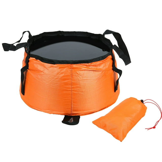 Bolsa de viaje plegable portátil para acampar al aire libre, bolsa de agua portátil para lavabo Wmkox8yii jkg1683