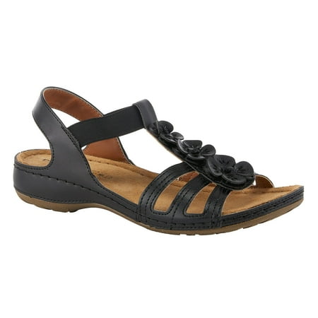 

Flexus Womens Adede Sandals 38W Black