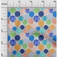 thumbnail image 2 of oneOone Cotton Flex Orange Fabric Kids Ballon With Stripe Sewing Fabric By The Yard Printed Diy Clothing Sewing Supplies 40 Inch Wide, 2 of 4
