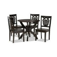 thumbnail image 2 of Baxton Studio Wanda Modern and Contemporary Transitional Dark Brown Finished Wood 5-Piece Dining Set, 2 of 7