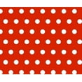 thumbnail image 2 of SheetWorld Fitted 100% Cotton Percale Cradle Sheet 18 x 36, Polka Dots Red, 2 of 4