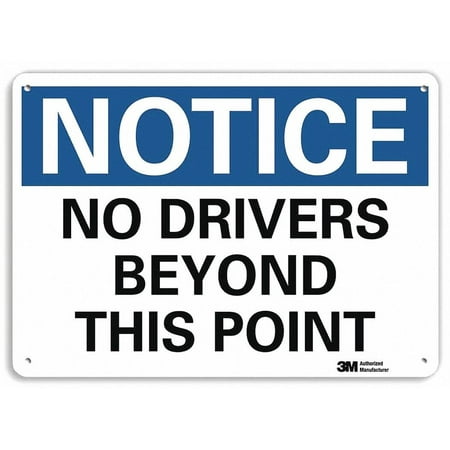

Lyle Notice Sign 7 in x 10 in Aluminum U5-1361-RA_10X7 U5-1361-RA_10X7 ZO-G2760171