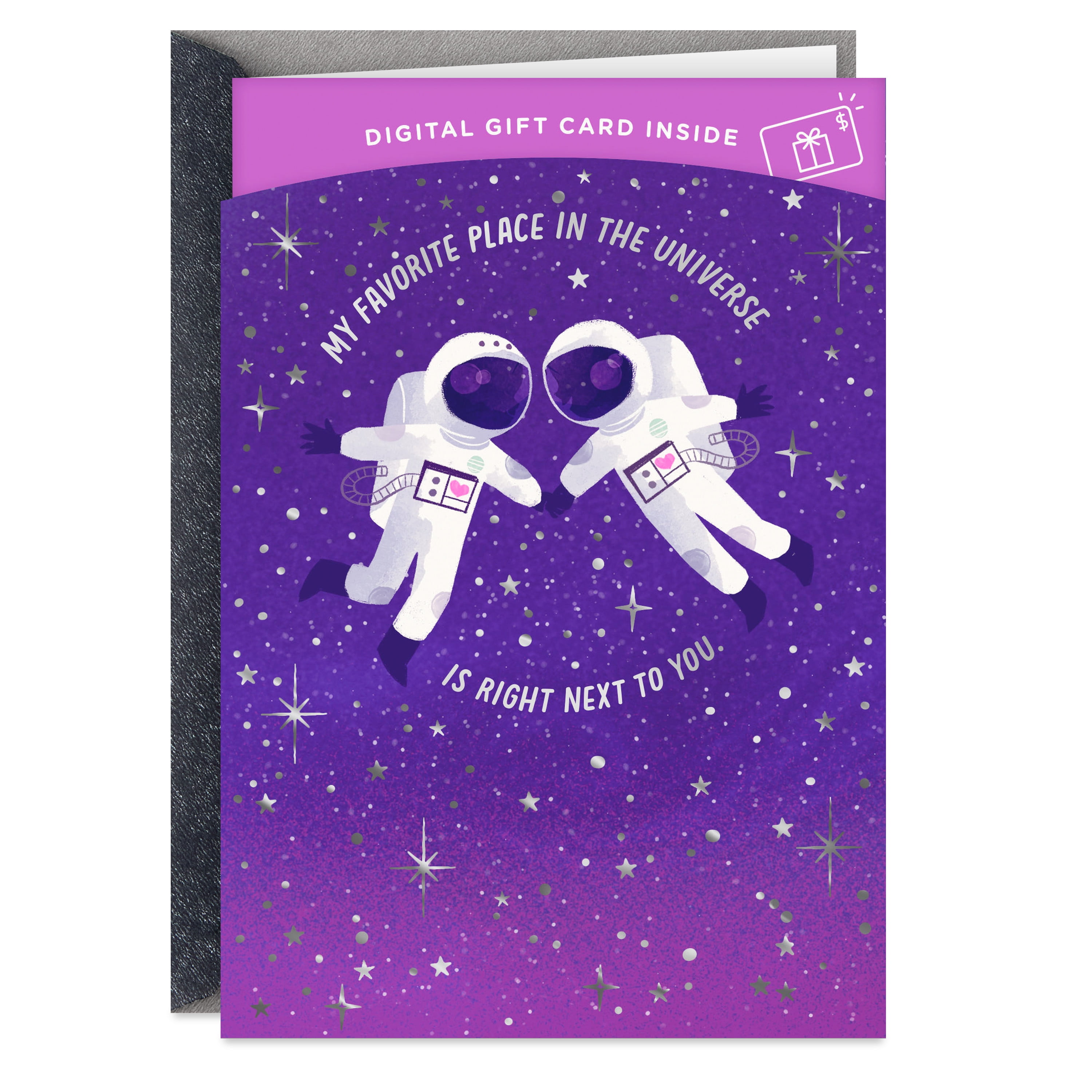 Hallmark Gift Card Greeting Romantic Birthday Card for Husband, Wife, Partner (Love You to the Moon and Back)