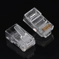 thumbnail image 1 of TOPINCN Câble Réseau, Prise RJ45, 100 Pcs/lot Cat5 Cat5e Connecteur Réseau Internet RJ45 8P8C Câble Têtes de Prise Modulaires, 1 of 8