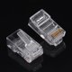 thumbnail image 3 of Conector RJ45 ANGGREK 100 PCS/LOTE Cat5e Cat5 enchapado en oro, 3 of 8