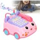 thumbnail image 1 of Juguete de teléfono de simulación para niños Juguetes de aprendizaje educativo temprano con efecto de música ligera y cuatro modos de juego y para niños mayores de 18 meses (rosa) TUNC Sencillez, 1 of 5