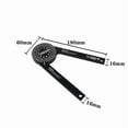 thumbnail image 2 of Angle Protractor Protractor for Miter Saw High Precision Plastic Measuring Ruler Engraved Dial, Angle Scale, Engineering Miter Protractor for Outdoors, 2 of 4