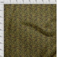 thumbnail image 3 of oneOone Viscose Jersey Fabric Leaves|Floral & Paisley Block Printed Fabric 1 Yard 60 Inch Wide, 3 of 5