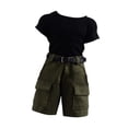thumbnail image 4 of arctrm Action Figure Shorts T-Shirt Sports Suit Belt Fabric Material for Realistic Look Square Buckle, 4 of 10