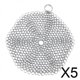 thumbnail image 1 of Limpiador de hierro fundido,Limpiador de hierro fundido para cocina,sartenes oxidadas,Cepillo de acero inoxidable para limpieza de ollas,cepillo de malla para ollas,Fregador para manchas, 1 of 8
