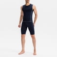 thumbnail image 2 of Pack de 3 pares de pantalones cortos deportivos para hombre con bolsillos laterales de secado rápido, 2 of 7
